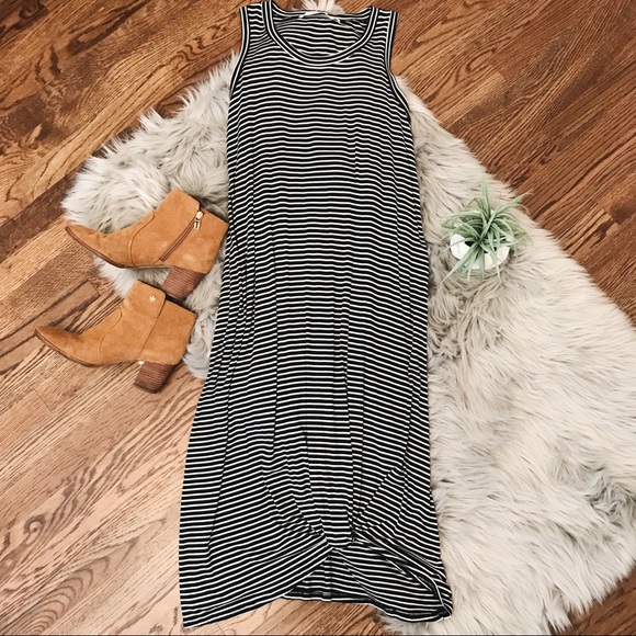 Finley Striped Knot Tank Dress - Picture 1 of 2